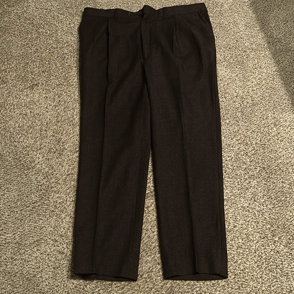 Jack Victor Pleated Wool Trousers - Picture 1 of 4